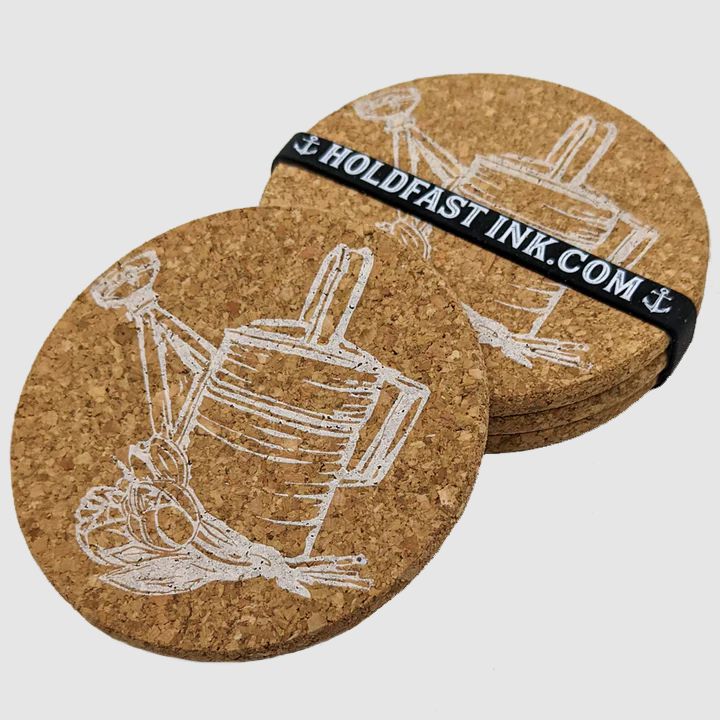 Watering Can & Tulips Coasters