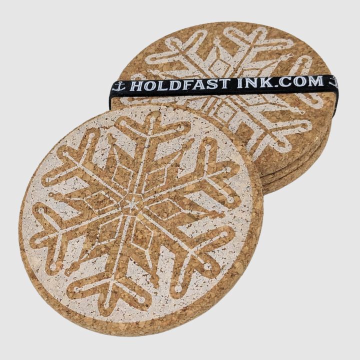 Winter Snowflake Coasters