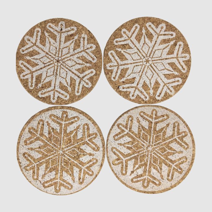 Winter Snowflake Coasters