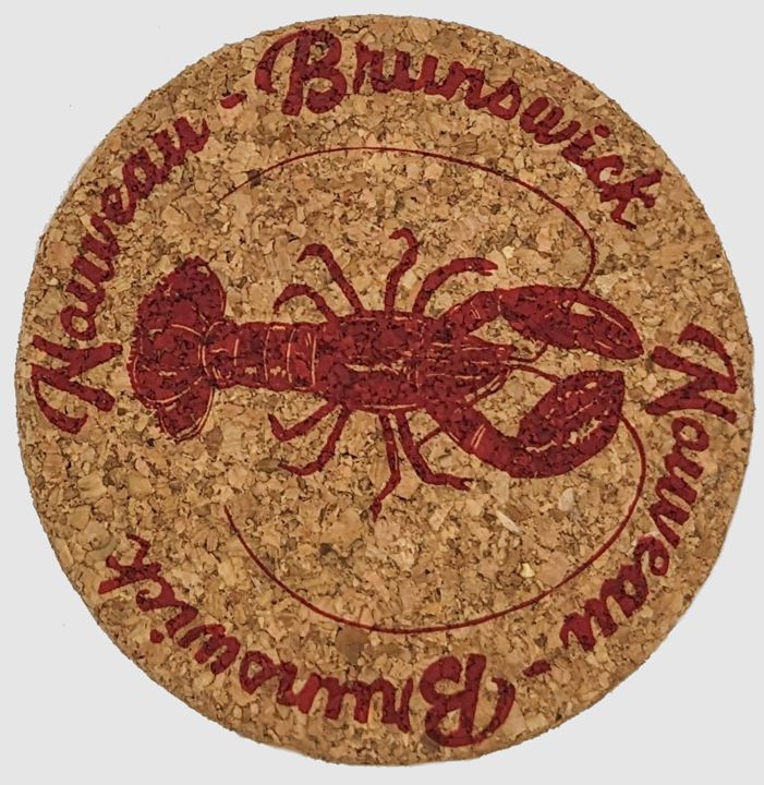 French New Brunswick Lobster Coasters