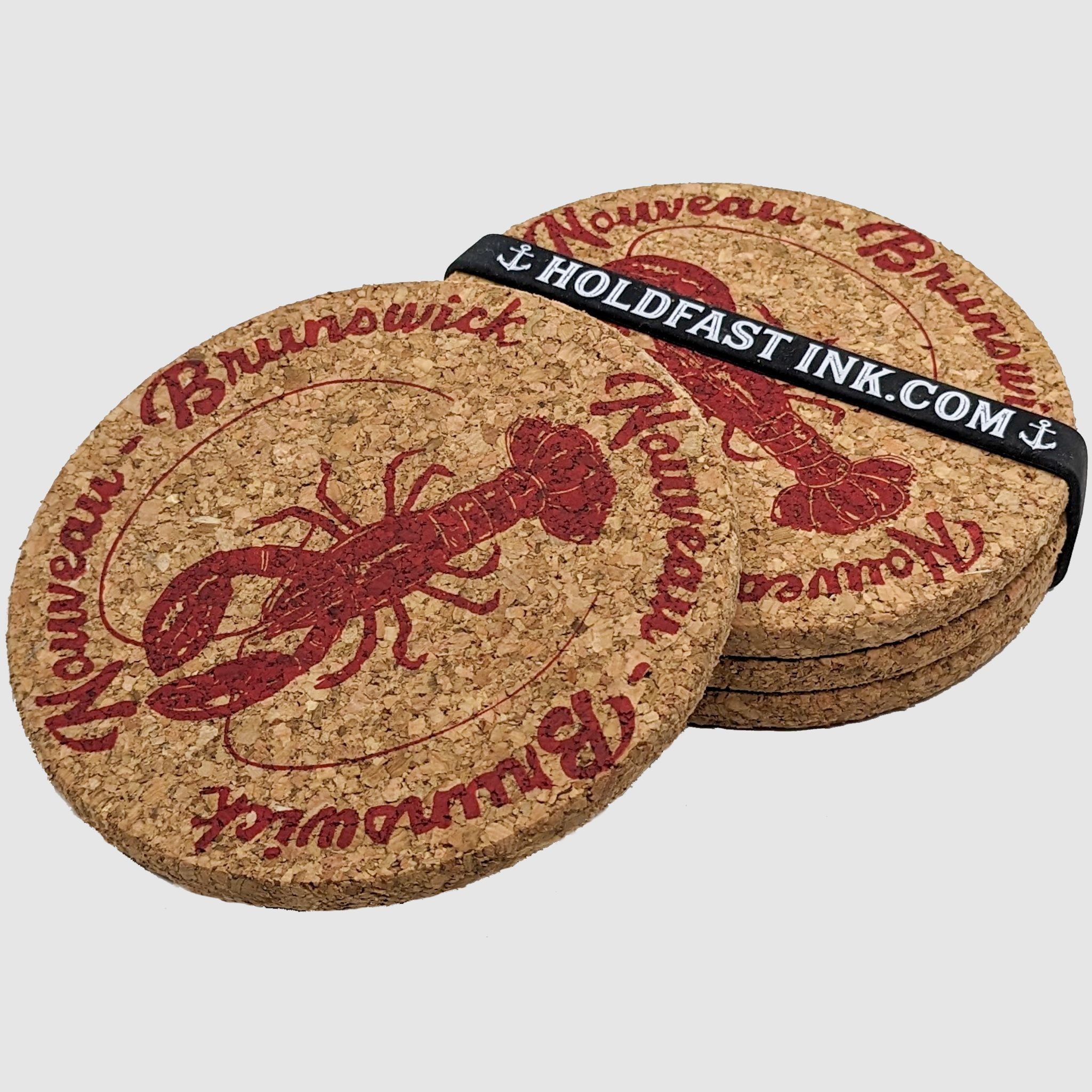 French New Brunswick Lobster Coasters